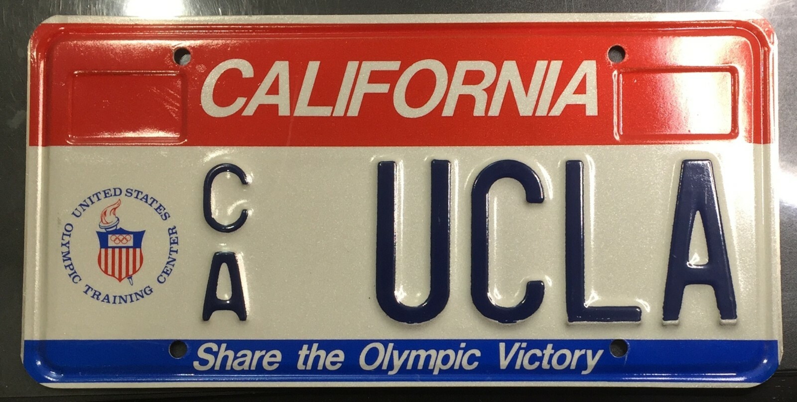 ☆ UCLA - Genuine California Personalized License Plate Set of 2 BRUINS Olympics ☆ UCLA - Genuine California Personalized License Plate Set of 2 BRUINS Olympics