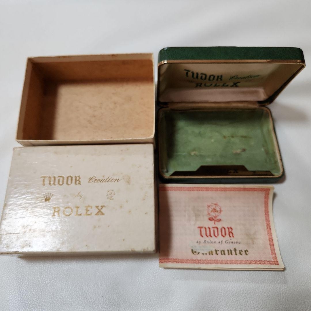 A㉗TUDOR×ROLEX Vintage Box W Name Guarantee Included A㉗TUDOR×ROLEX Vintage Box W Name Guarantee Included