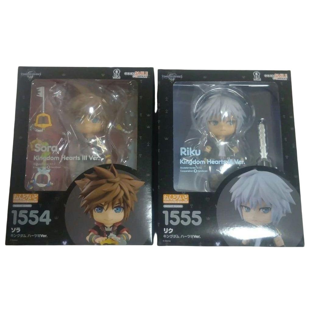 Kingdom Hearts III Sora Riku Nendoroid Figure Set New Kingdom Hearts III Sora Riku Nendoroid Figure Set New