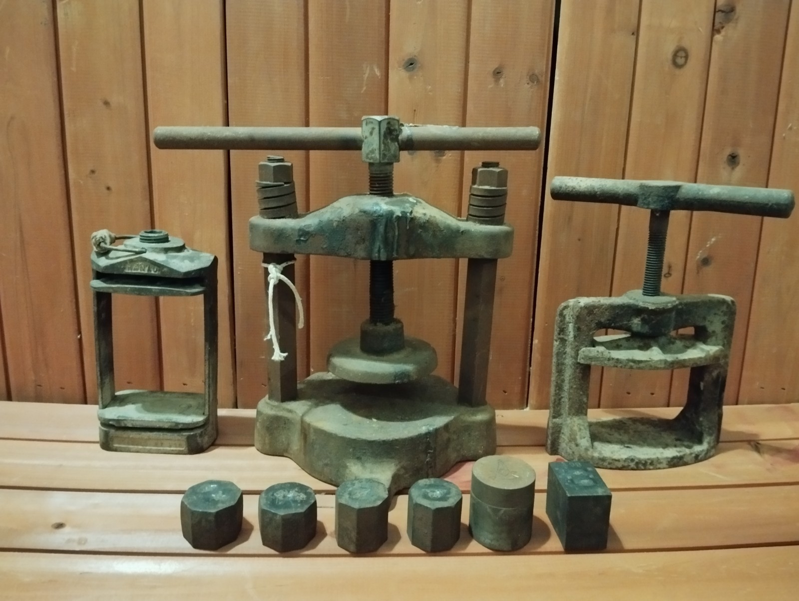 Rare Antique New York Masonic 9 Piece Tool Set. Rare Antique New York Masonic 9 Piece Tool Set.
