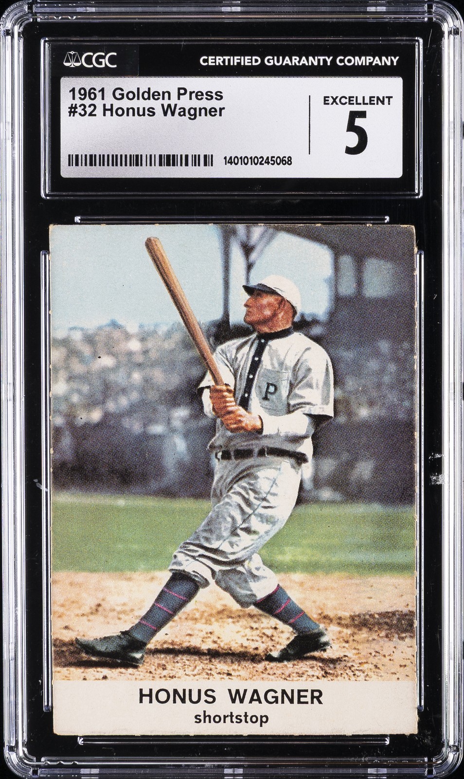 1961 GOLDEN PRESS #32 HONUS WAGNER CGC 5