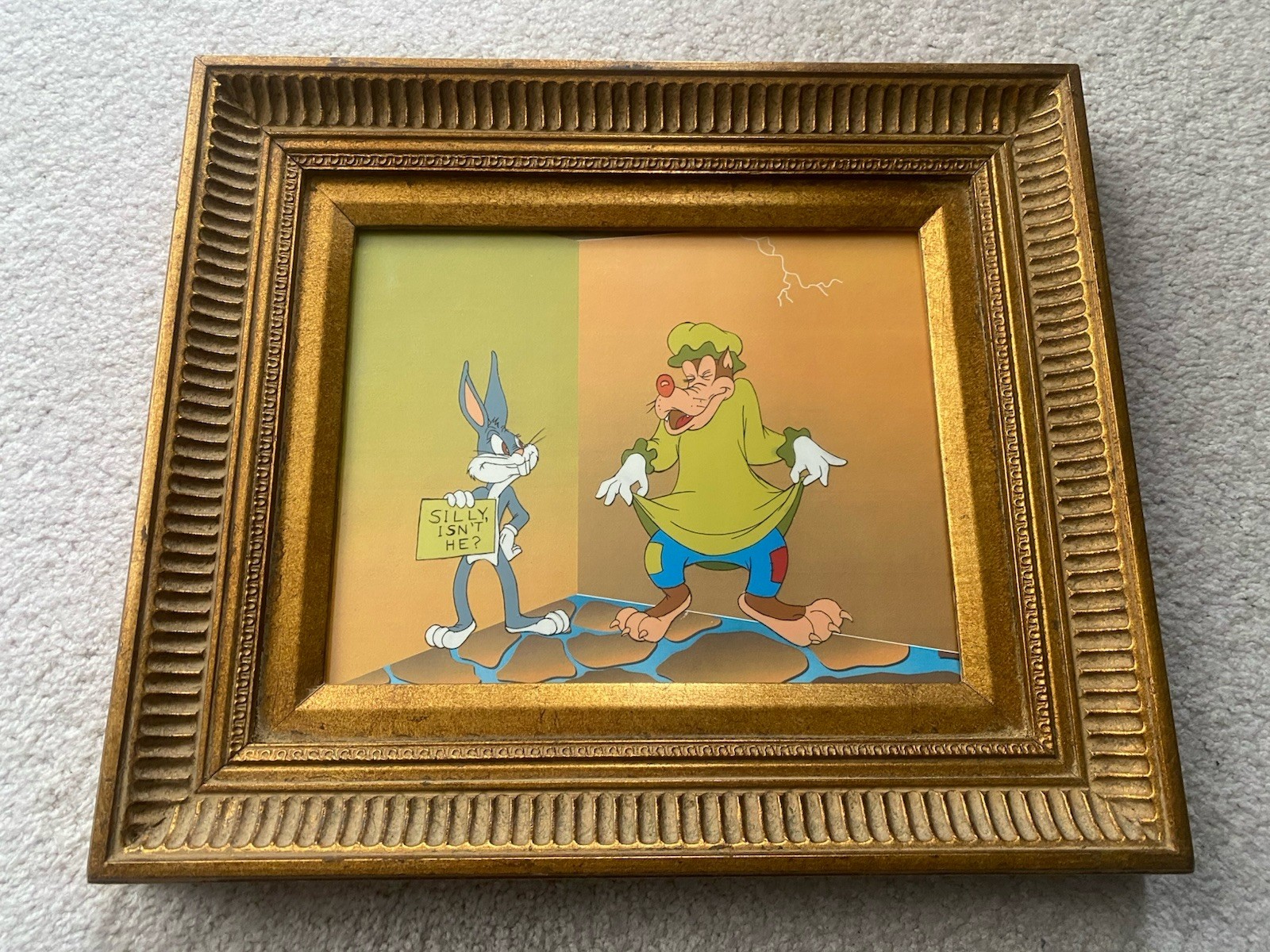 Original 1944 WARNER Bros.Bugs Bunny Little Red Riding Hood Cel Cell SCARCE Rare