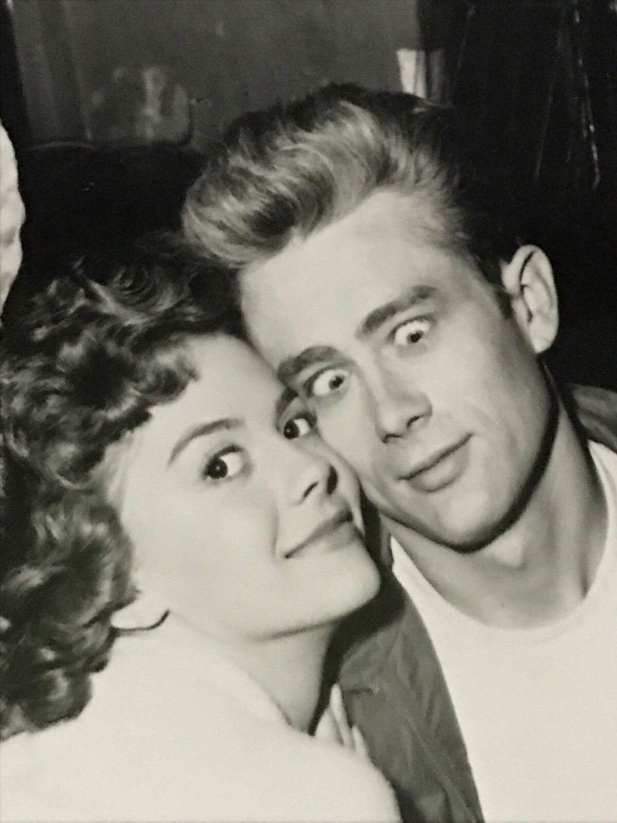 James Dean, Natalie Wood Dark Room Exposure Chemigram Picture James Dean, Natalie Wood Dark Room Exposure Chemigram Picture