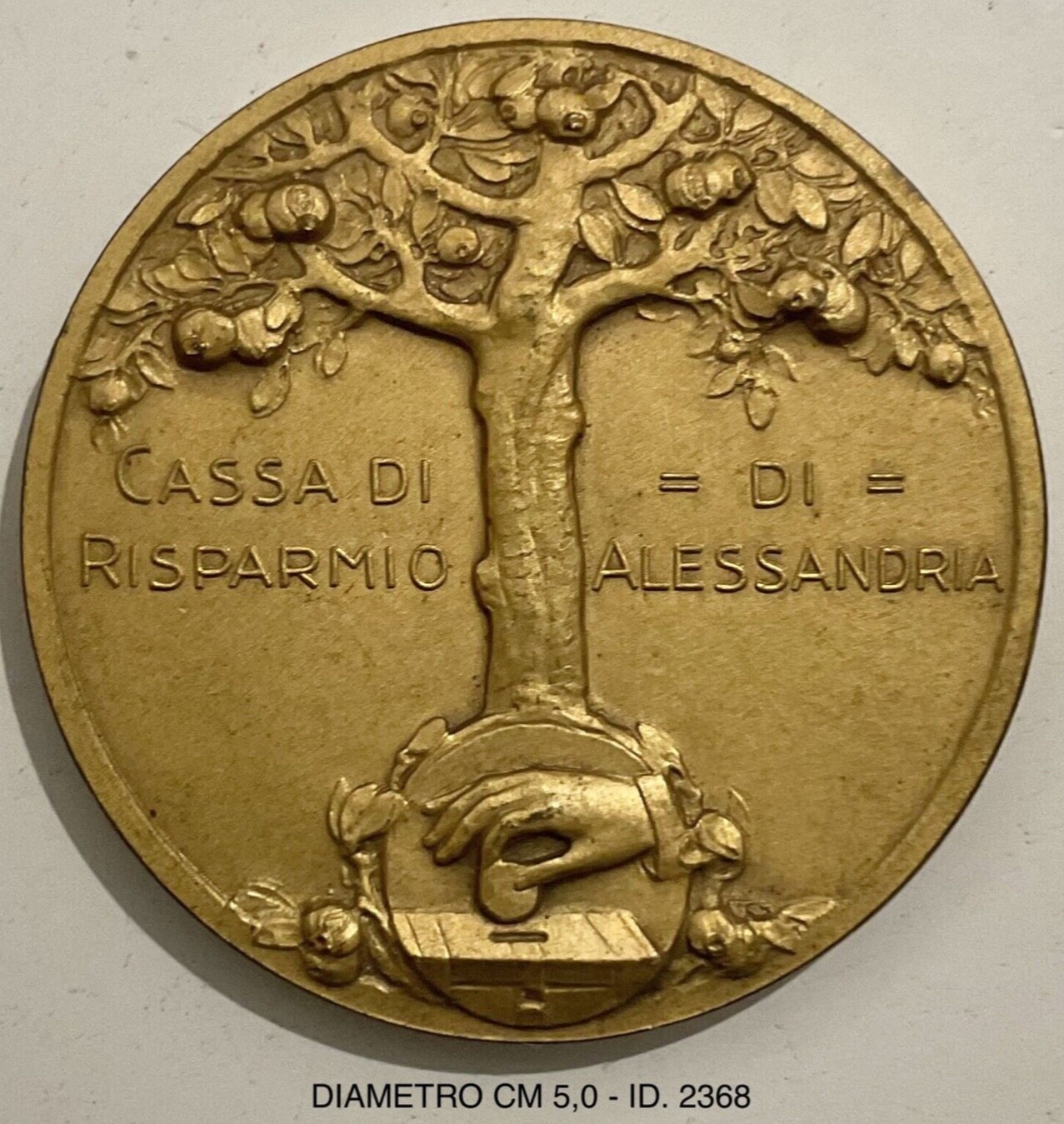 PNF CASSA DI RISPARMIO DI ALESSANDRIA MEDAGLIA CENTESIMO FONDAZIONE A.XVI° 1938 PNF CASSA DI RISPARMIO DI ALESSANDRIA MEDAGLIA CENTESIMO FONDAZIONE A.XVI° 1938