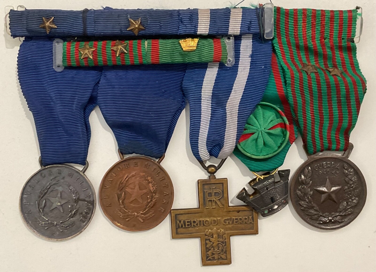 AFRICA CAMPAIGNS ERITREA 1940-1941 2 MEDALS OF MILITARY VALOR SILVER BRONZE AFRICA CAMPAIGNS ERITREA 1940-1941 2 MEDALS OF MILITARY VALOR SILVER BRONZE