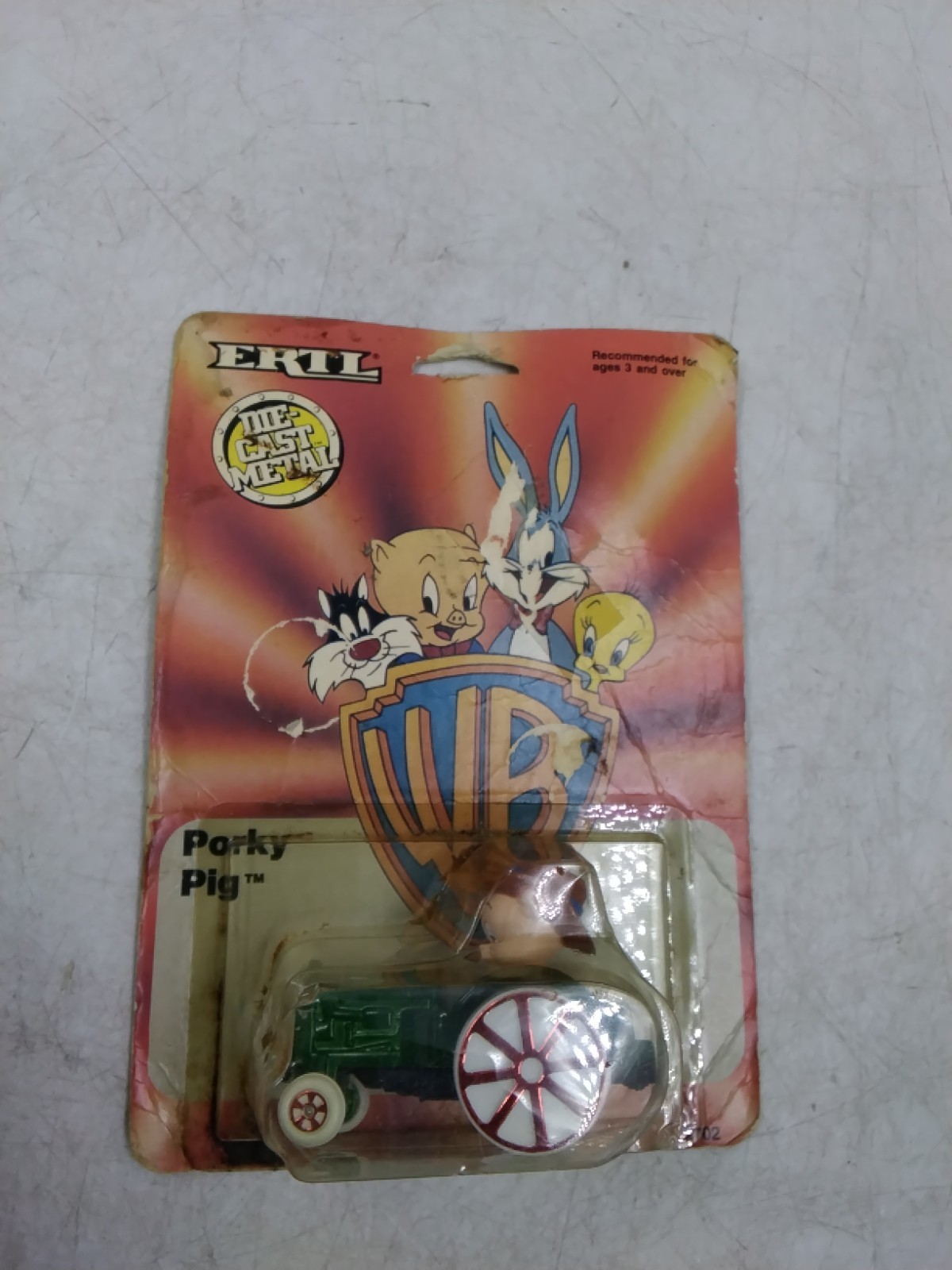 Ertel Warner Bros Looney Tunes Porky Pig Diecast 1988 Tractor Ertel Warner Bros Looney Tunes Porky Pig Diecast 1988 Tractor