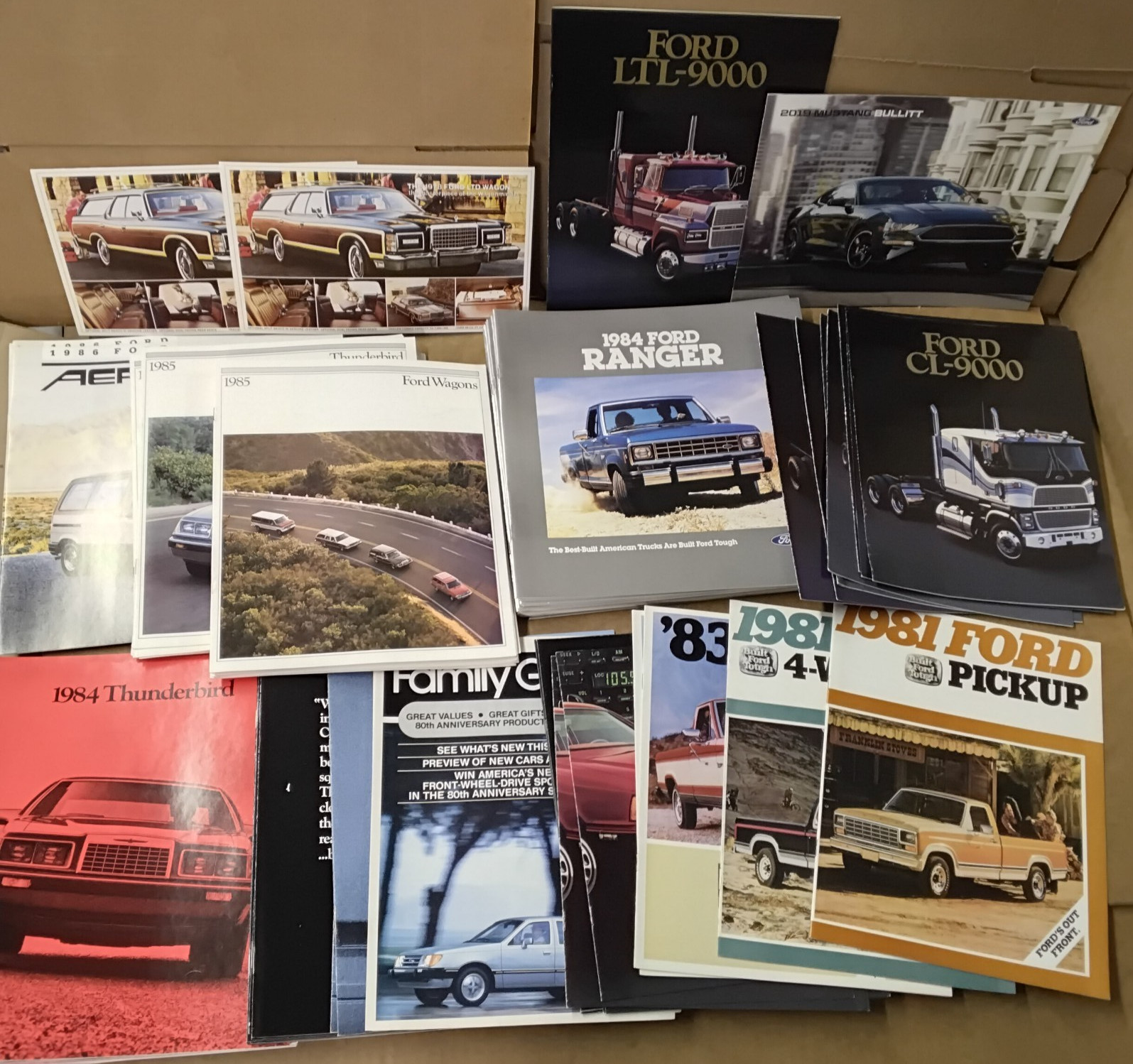 116 Ford vtg dealer brochure Lot Ranger Pickup Truck Wagon postcards NOS 1980s 116 Ford vtg dealer brochure Lot Ranger Pickup Truck Wagon postcards NOS 1980s