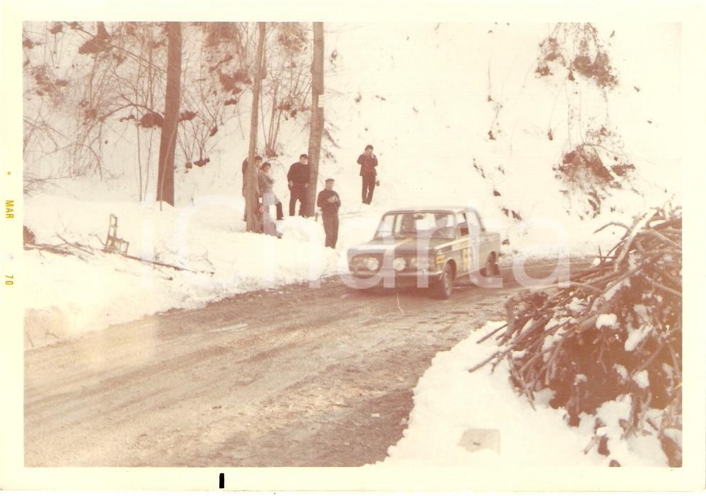 1970 RALLY Primo SANREMO SESTRIERE Ferdinando TECILLA Bruno SCABINI Fiat 125 S 1970 RALLY Primo SANREMO SESTRIERE Ferdinando TECILLA Bruno SCABINI Fiat 125 S