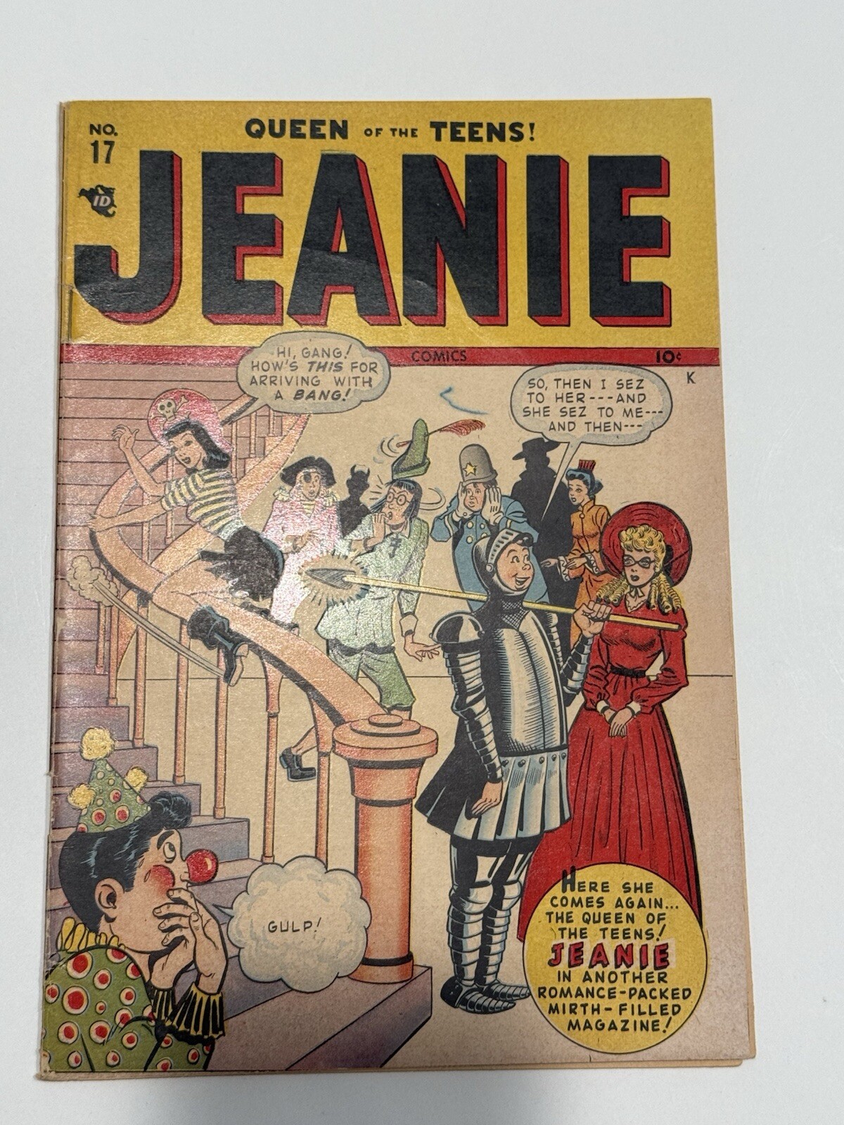 ⭐️Jeanie Comics #17 1947 Timely Comics Only 4 On Census Tough Book. Nice Copy ⭐️Jeanie Comics #17 1947 Timely Comics Only 4 On Census Tough Book. Nice Copy