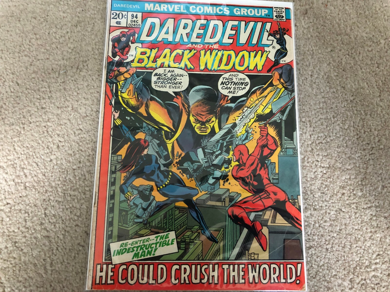 Daredevil, Marvel Comics, Vol 1, #94 Daredevil, Marvel Comics, Vol 1, #94