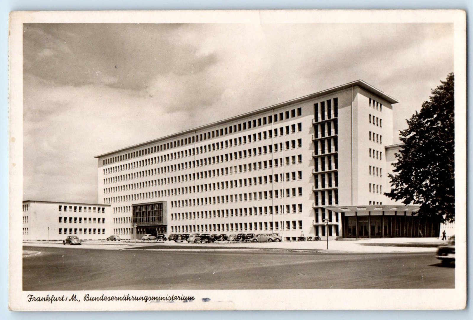 Germany Postcard Frankfurt am Main, Federal Ministry of Food 1966 RPPC Photo Germany Postcard Frankfurt am Main, Federal Ministry of Food 1966 RPPC Photo