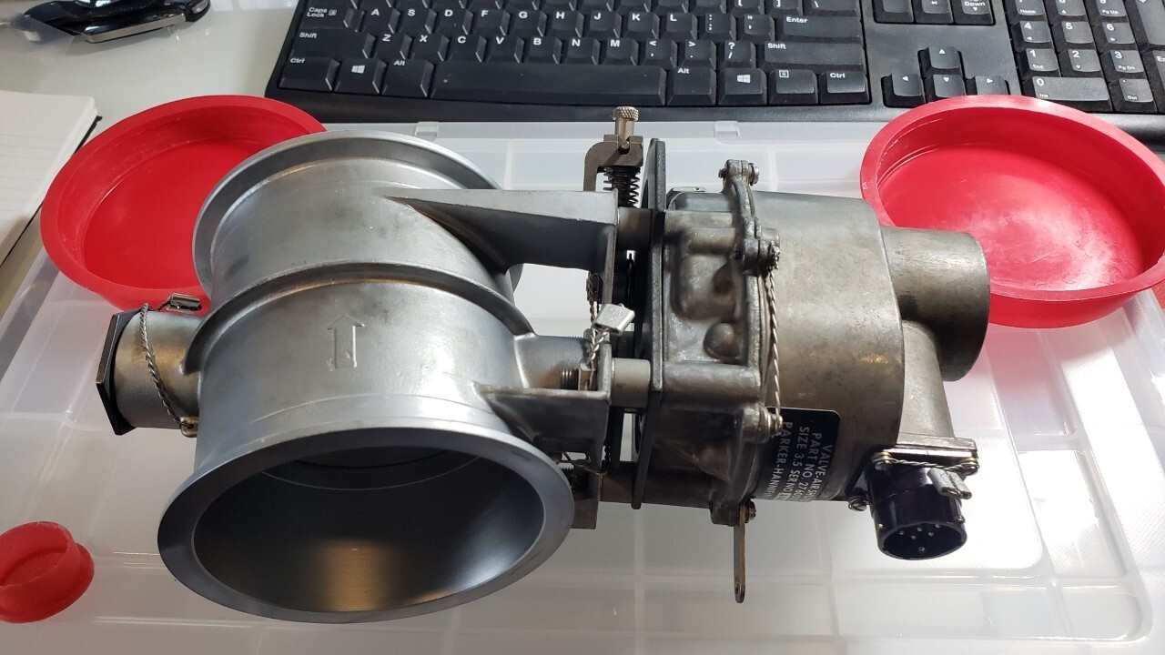 PARKER-HANNIFIN SHUTOFF DUCT VALVE 2760000-101 1680-01-609-9114 PARKER-HANNIFIN SHUTOFF DUCT VALVE 2760000-101 1680-01-609-9114