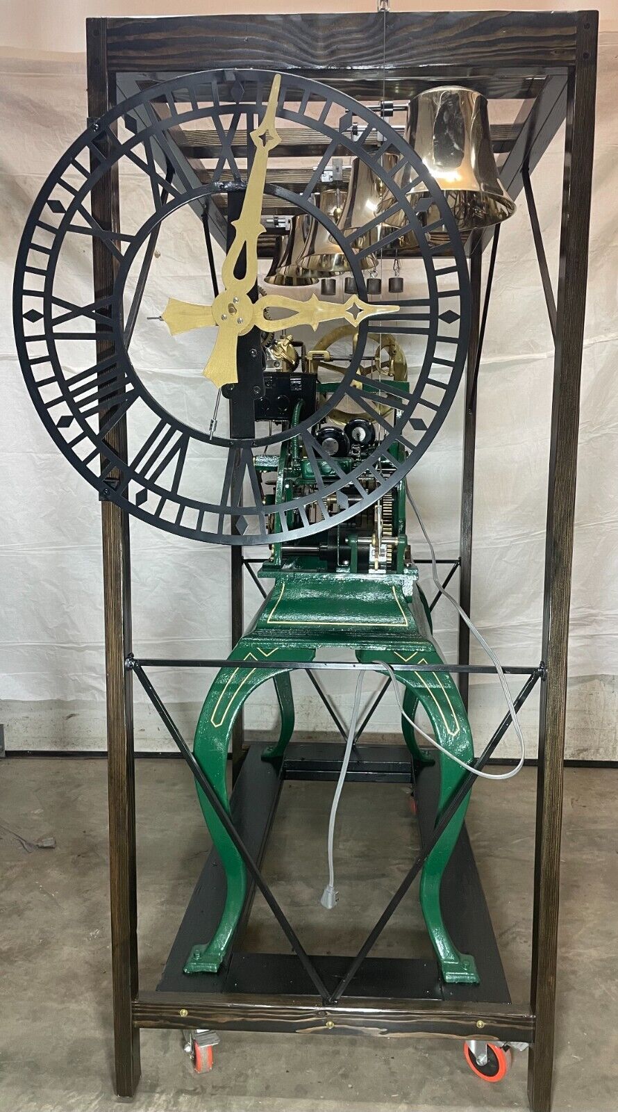 Vintage 1930s E. Howard Quarter-Strike Tower Clock