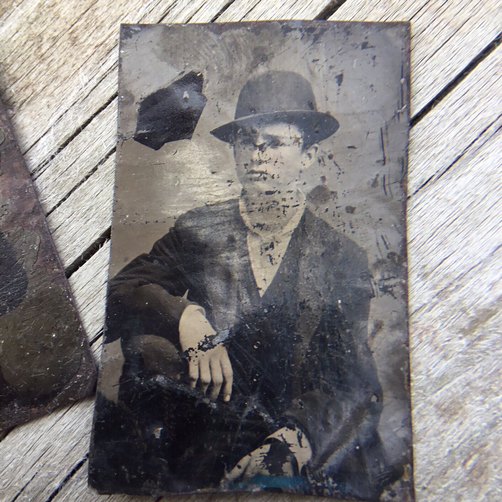 Billy The Kid Tintype Wm Henry McCarty Age 15 - Old West American Treasure