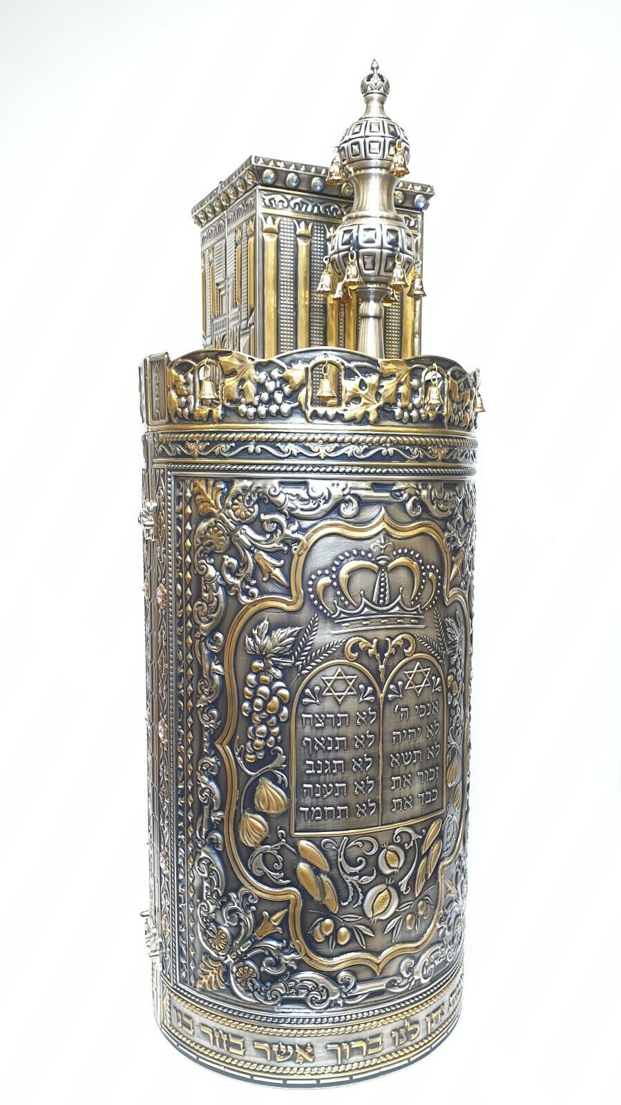 Torah CASE New silver plated Sefer Torah TIK, ARON, Jewish Israel Judaica 