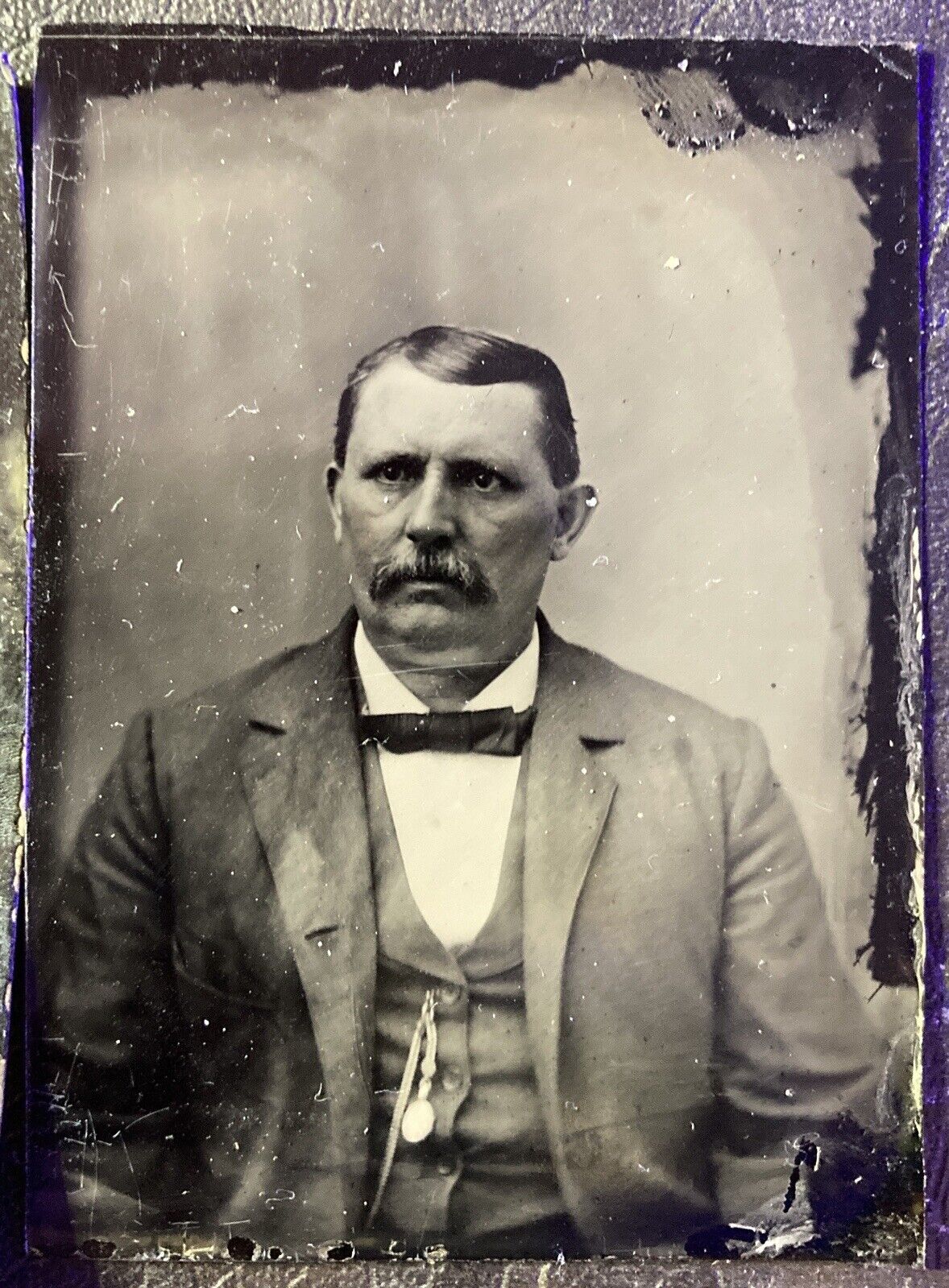 Antique Tintype of American Icon Doc Holliday  Near the End of his Life Rare Key