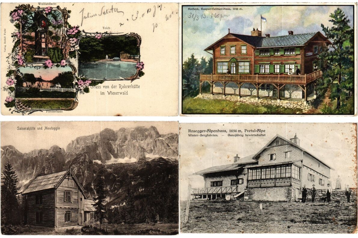AUSTRIA BERGHÜTTEN MOUNTAIN HUTS Collection 2000 Postcards pre-1950 (L7330) AUSTRIA BERGHÜTTEN MOUNTAIN HUTS Collection 2000 Postcards pre-1950 (L7330)