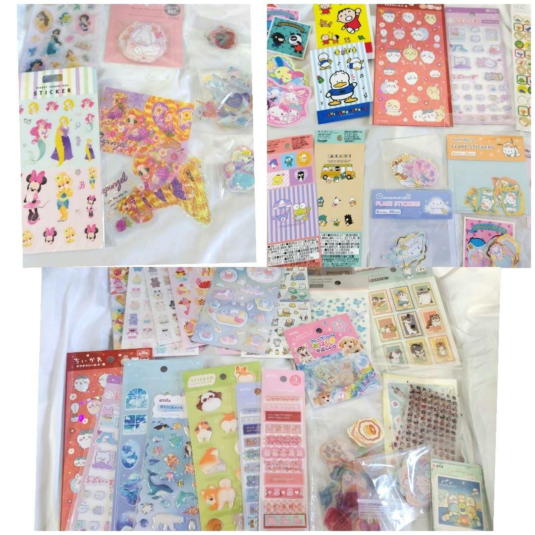 Sanrio Disney Sumikkogurashi ChiiKawa Sticker Set, Assorted Character Labels Sanrio Disney Sumikkogurashi ChiiKawa Sticker Set, Assorted Character Labels