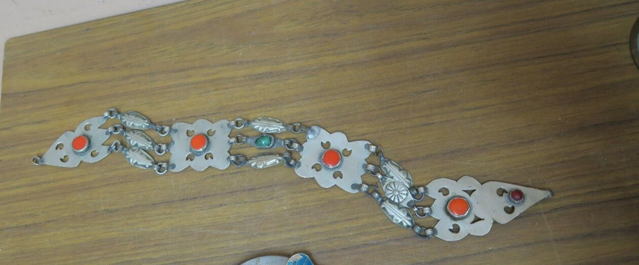 Antique Yemenite Low Silver Pendant Hebrew Yemen Ethnic Headband Jewelry 14 Antique Yemenite Low Silver Pendant Hebrew Yemen Ethnic Headband Jewelry 14