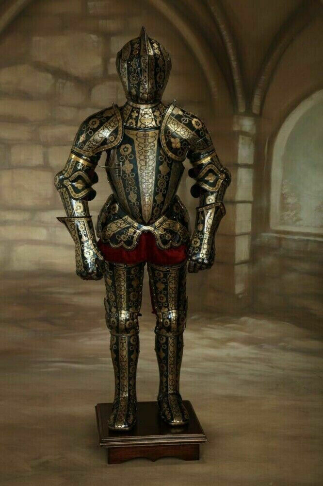 Medieval Gorgeous Sir George Clifford 16th Century Armor Suit Replica Rare Armor