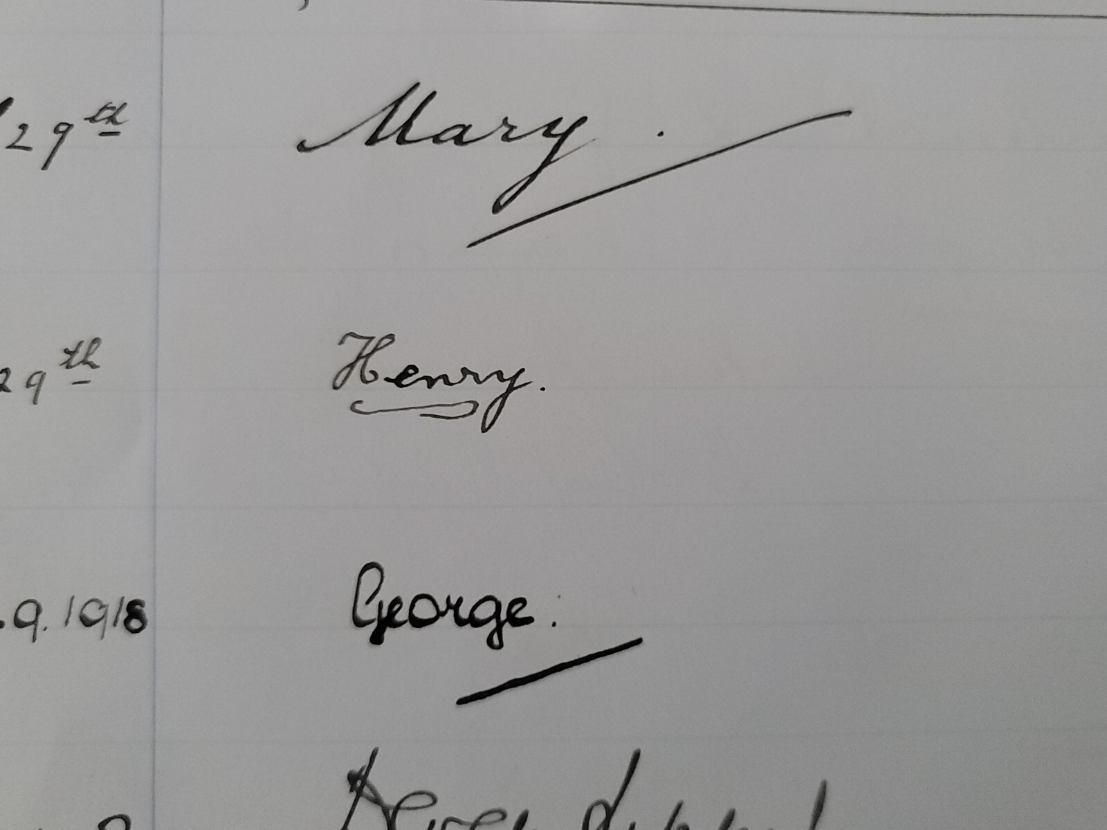 Prince George Henry Princess Mary Helena Cambridge Royalty Signed Royal Document
