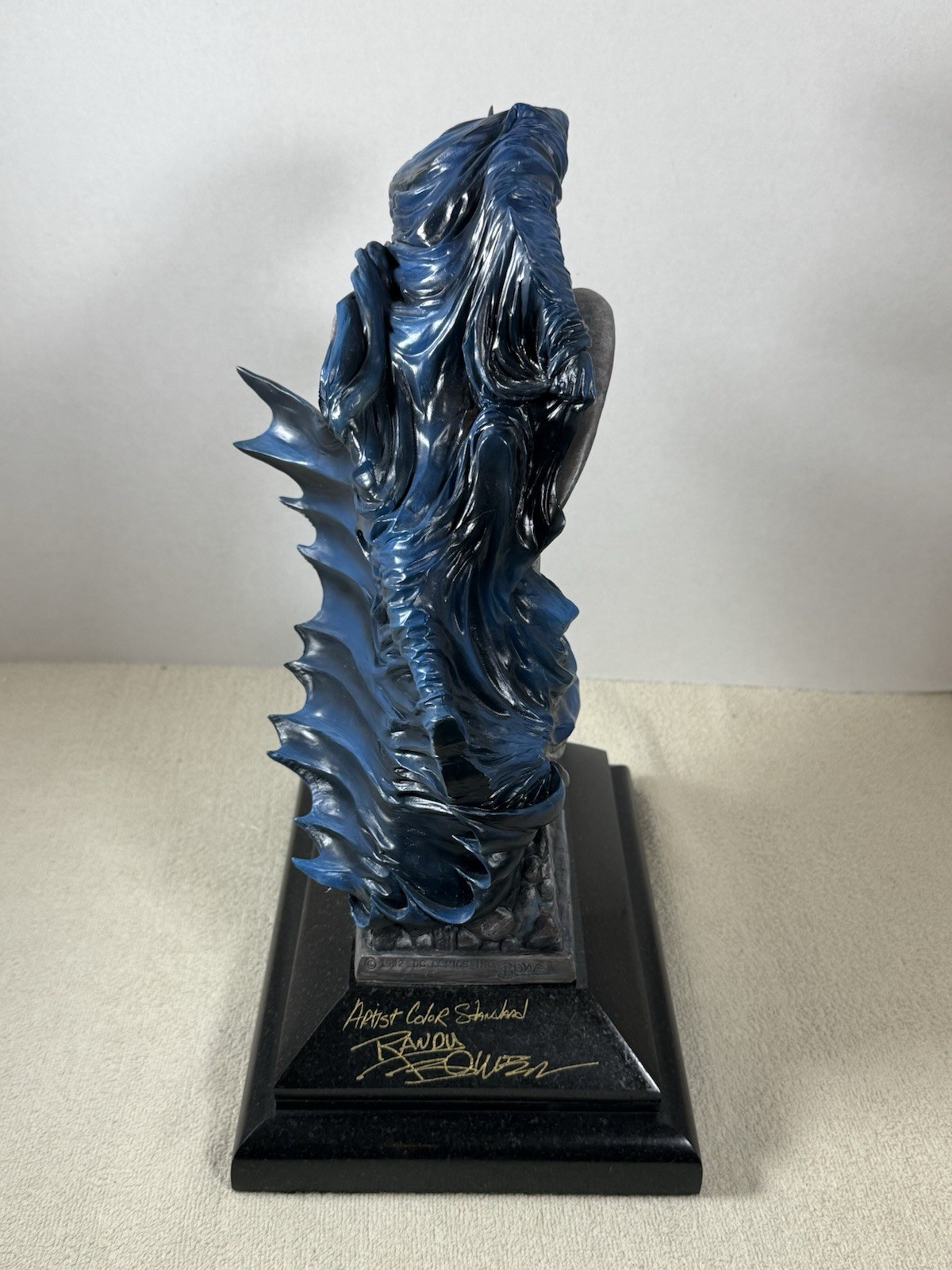 BATMAN (ARTIST COLOR STANDARD) ~ STATUE~ONE OF A KIND~RANDY BOWEN~AUTOGRAPHED BATMAN (ARTIST COLOR STANDARD) ~ STATUE~ONE OF A KIND~RANDY BOWEN~AUTOGRAPHED
