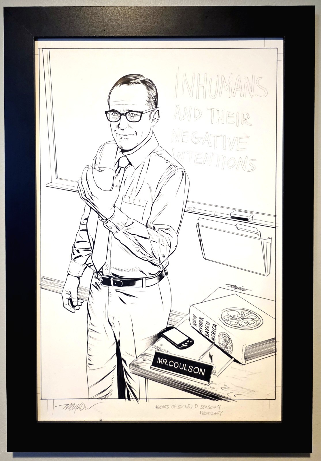 New Agents Of Shield Mike Mayhew Origional Art New Agents Of Shield Mike Mayhew Origional Art
