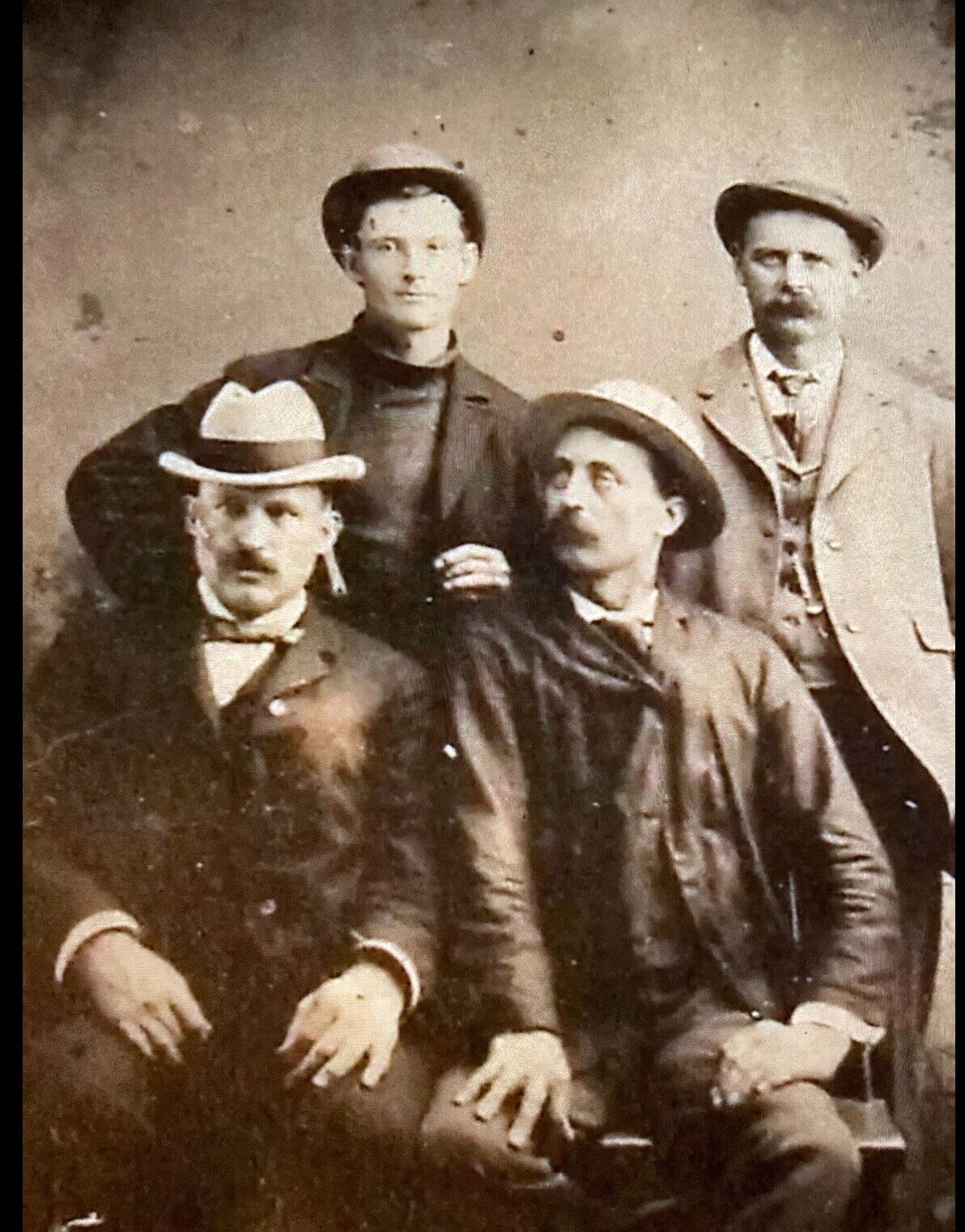 Rare Antique Tintype of the Earp Brothers Old West Top Lot