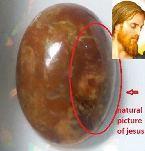 rare unique stone natural like jesus picture collector precious healthy energy