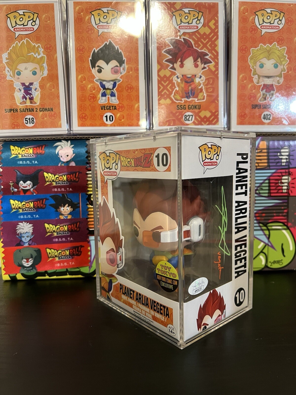Funko Pop Planet Arlia Vegeta 10 Dragon Ball Z New York Comic Con Toy Tokyo NYCC