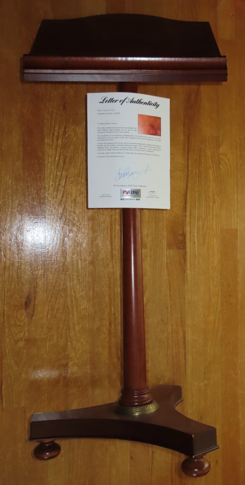 Rare Conductor JOHN WILLIAMS signed 45 Rare Conductor JOHN WILLIAMS signed 45