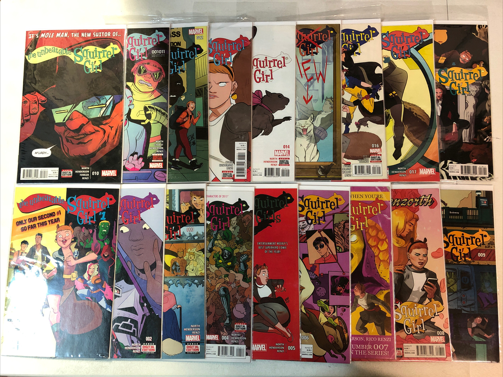 The Unbeatable Squirrel Girl (2015) #1-45 47-50 (VF+/NM) Near Complete Set The Unbeatable Squirrel Girl (2015) #1-45 47-50 (VF+/NM) Near Complete Set