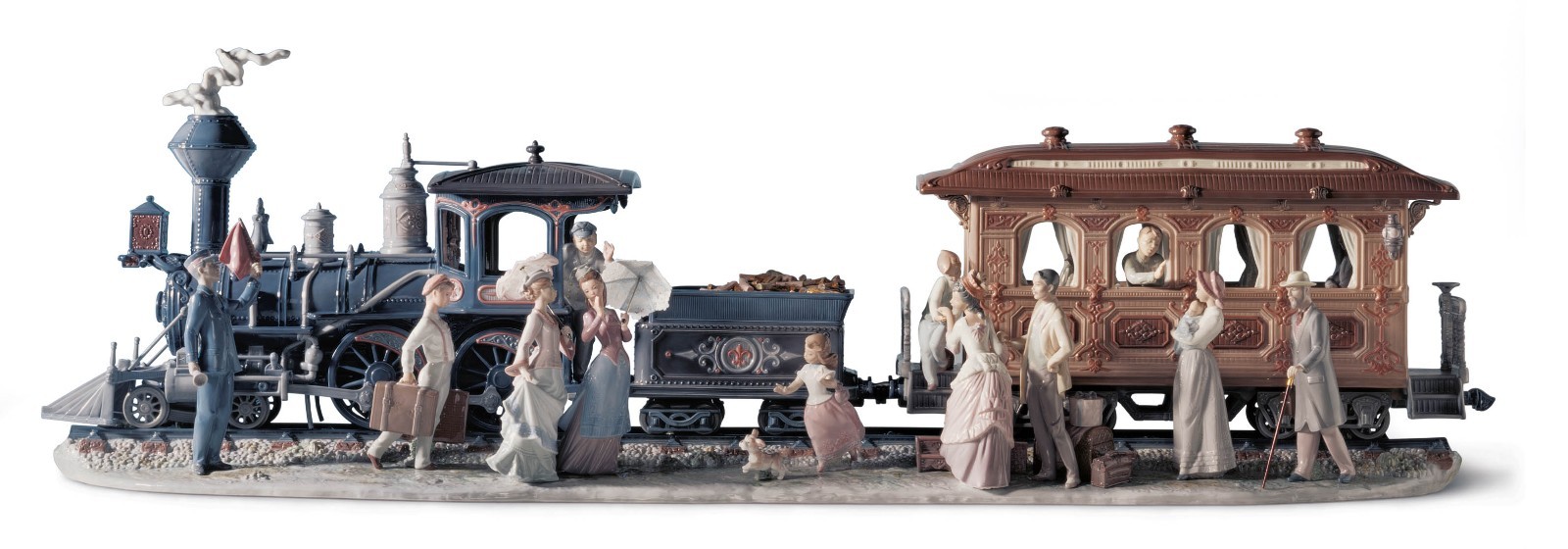 Lladro A Grand Adventure Train Sculpture Limited Edition 01001888