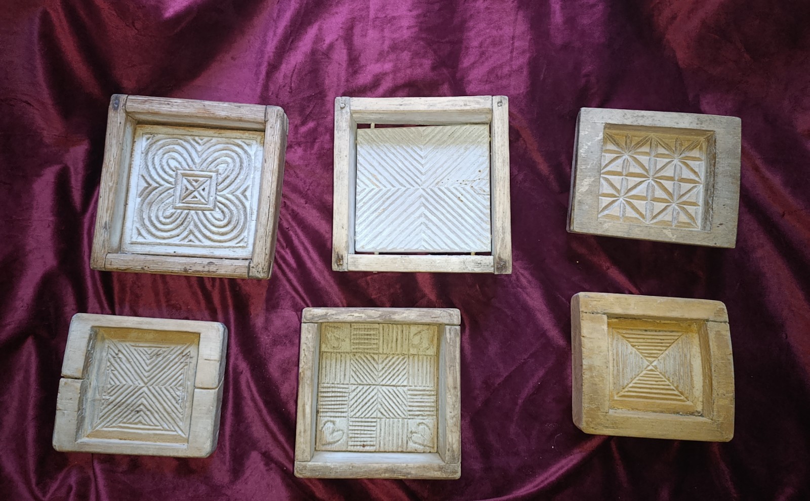 Antique Finnish CHEESE MOLD chevron wood wooden 1800 19th century collection LOT Antique Finnish CHEESE MOLD chevron wood wooden 1800 19th century collection LOT