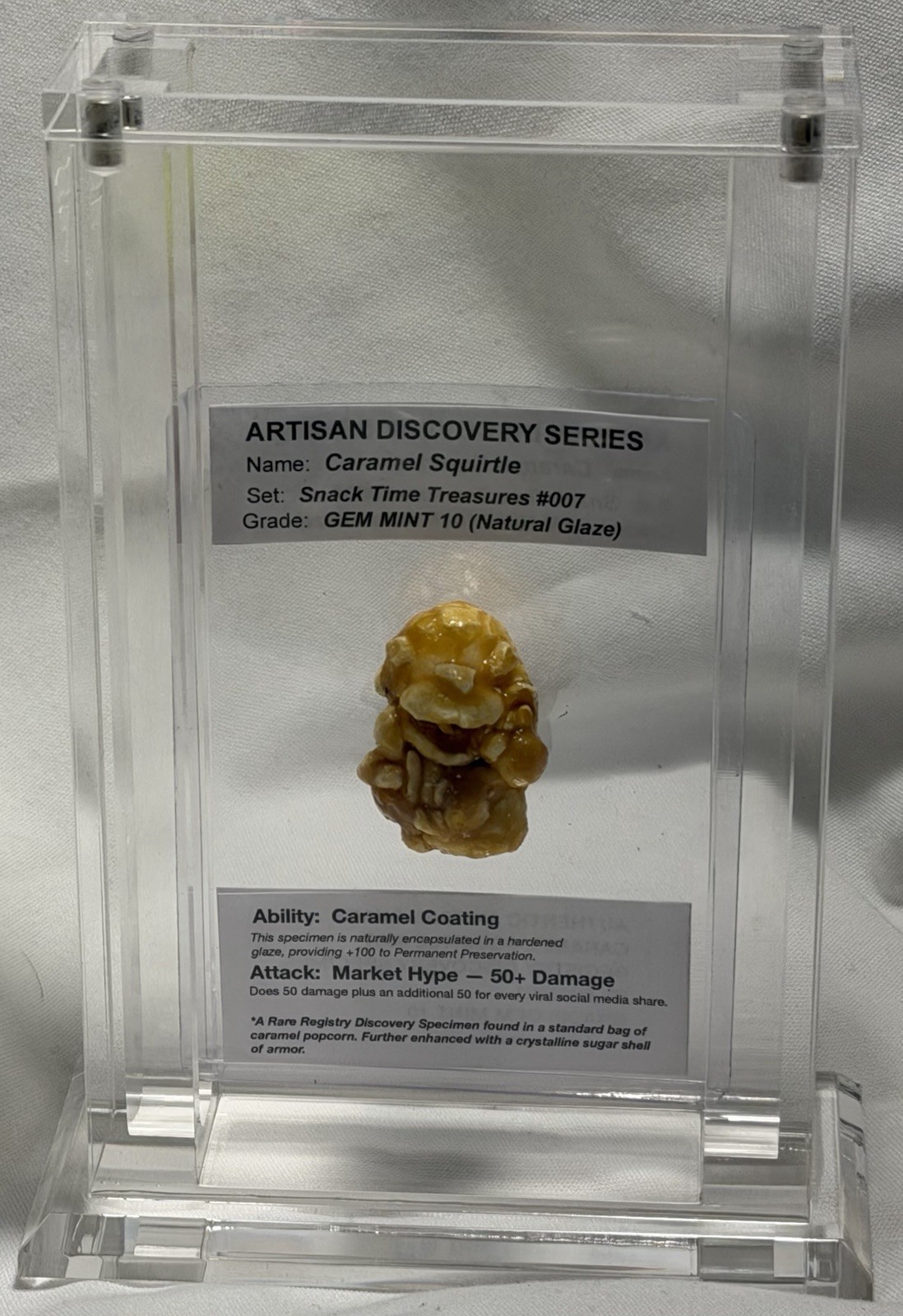 2026 POKEMON 30th ANNIVERSARY GRAIL - 3D Caramel Squirtle Specimen - 1/1 Unique