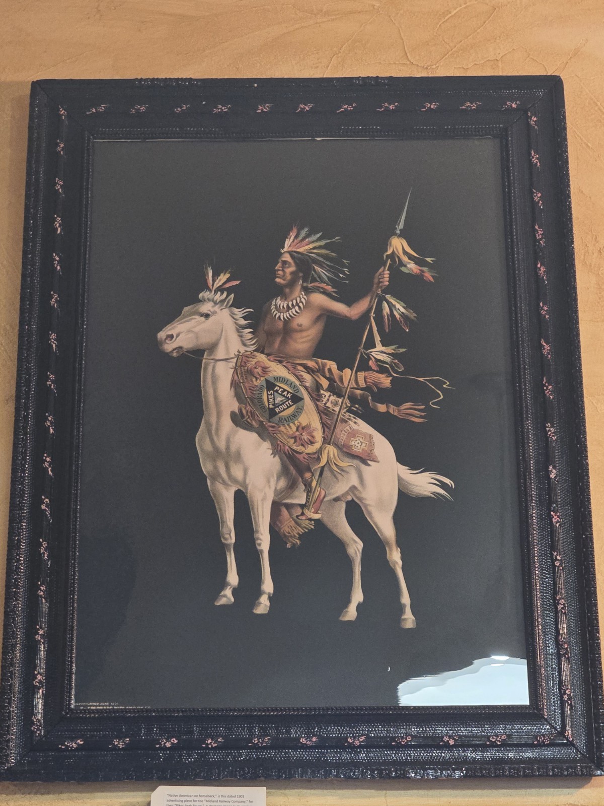 1901 Original Colorado Midland Advertising Framed Print Rare 1901 Original Colorado Midland Advertising Framed Print Rare