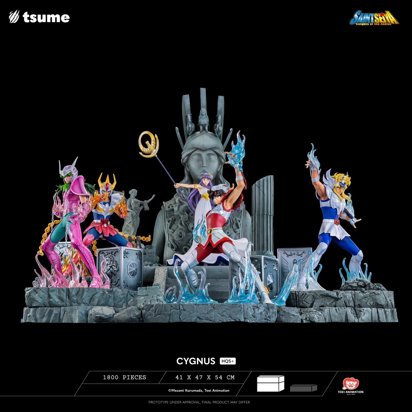 Tsume Saint Seiya - HQS+ 1/4 Scale Statue Five characters Model Tsume Saint Seiya - HQS+ 1/4 Scale Statue Five characters Model
