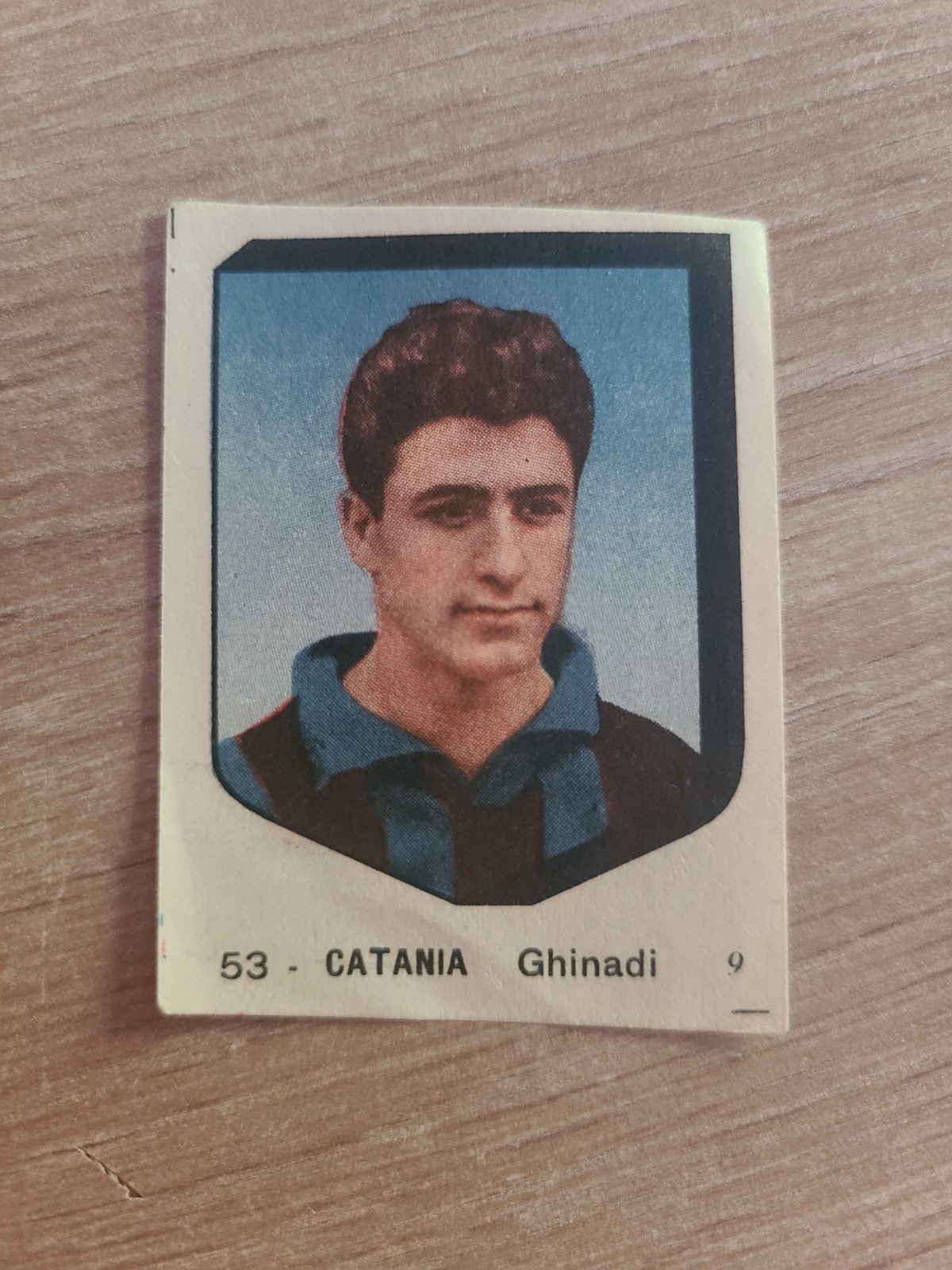 1954-55 VAV Footballers VITTORIO GHIANDI Catania #53 RARE FIGURE EXCELLENT 1954-55 VAV Footballers VITTORIO GHIANDI Catania #53 RARE FIGURE EXCELLENT