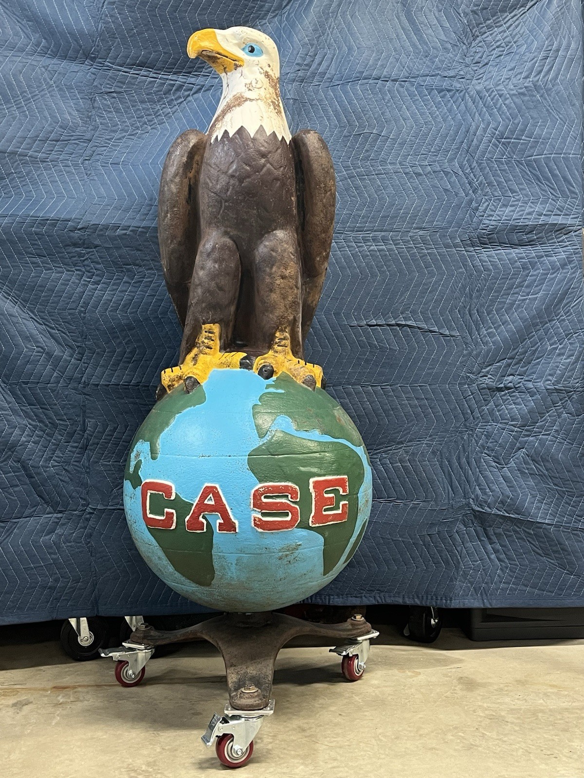 Original Case J. I. Case Cast Iron Eagle Original Case J. I. Case Cast Iron Eagle