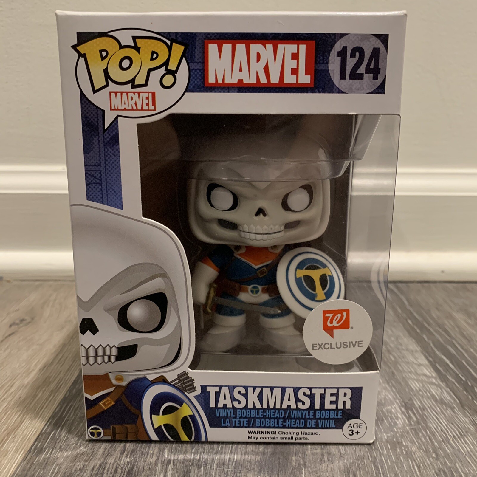 NEW & RARE Funko Pop Marvel TASKMASTER #124 (Walgreens Exclusive) VHTF