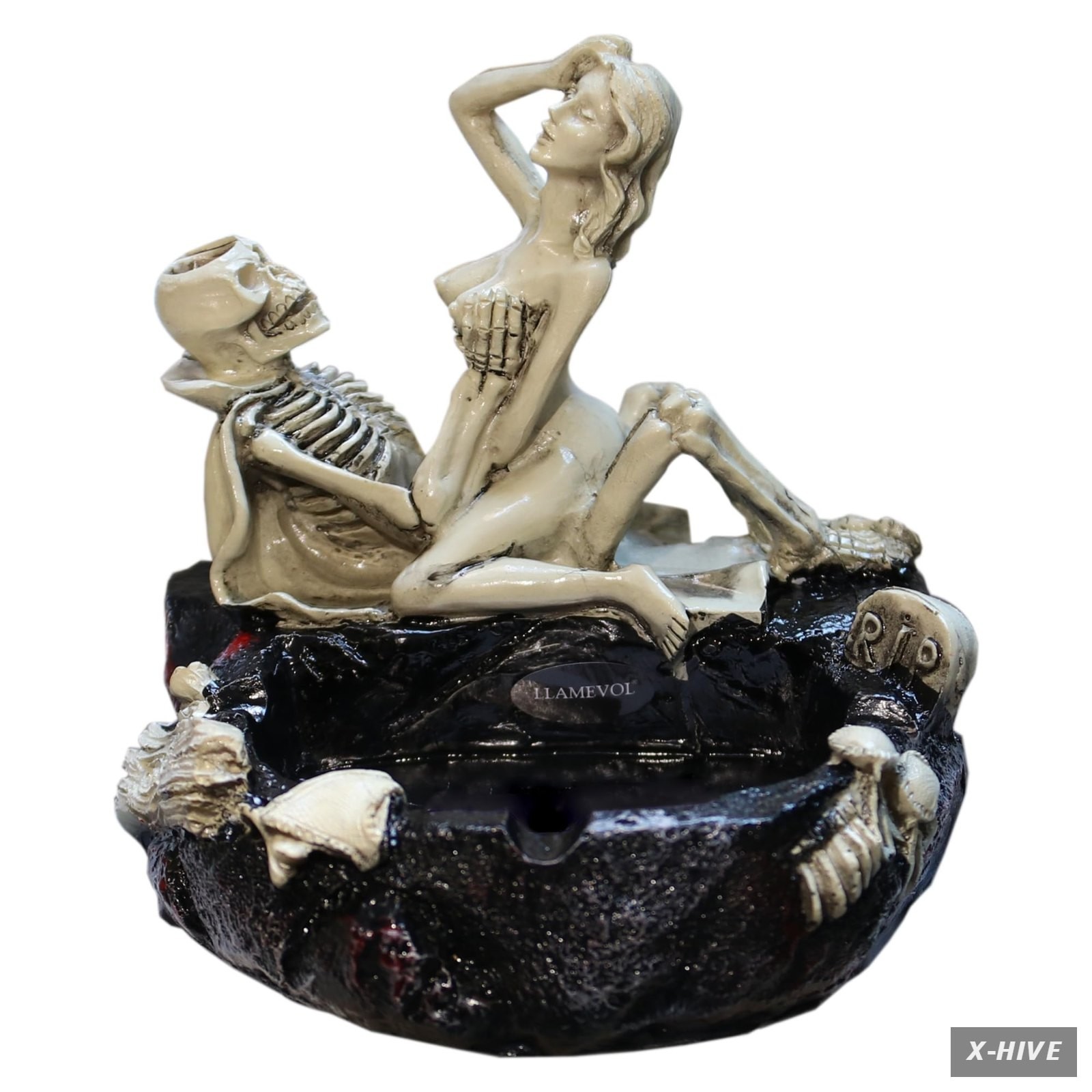 Casual LLAMEVOL Resin Skull design eco-friendly material 1 Cigar Ashtray Sexy Casual LLAMEVOL Resin Skull design eco-friendly material 1 Cigar Ashtray Sexy