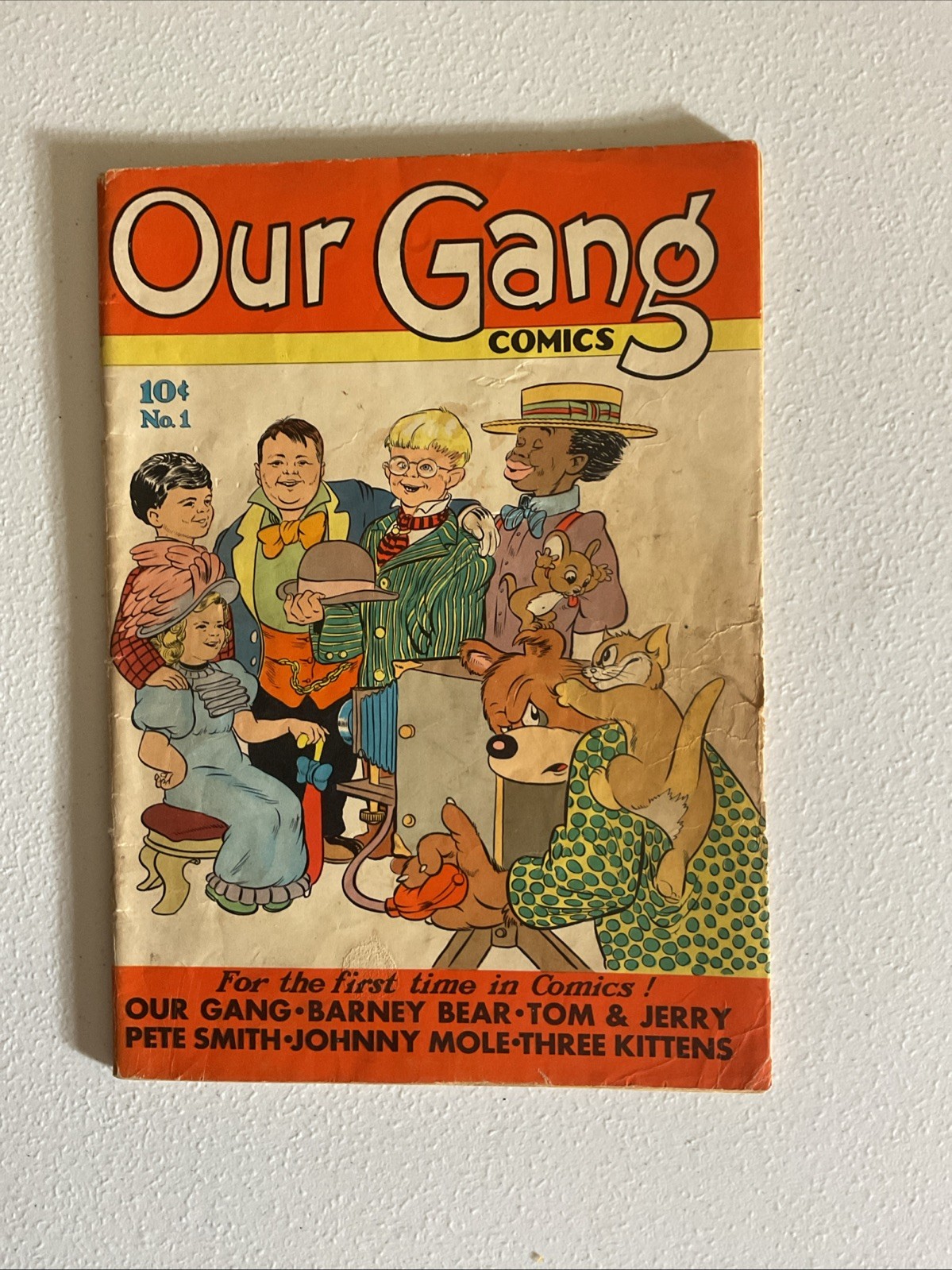 Our Gang 1 Comic 1st app Tom and Jerry Vintage Comic From 1942 Our Gang 1 Comic 1st app Tom and Jerry Vintage Comic From 1942