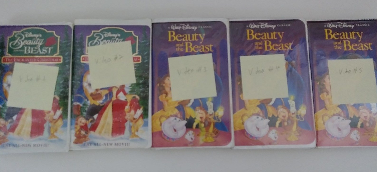 Lot of Beauty and the Beast (VHS Tapes) Lot of Beauty and the Beast (VHS Tapes)
