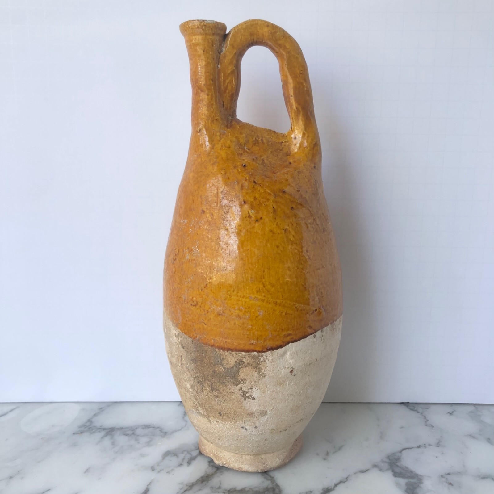 Rare LIAO DYNASTY pouch form AMBER GLAZED FLASK jug Ancient Chinese pottery WOW Rare LIAO DYNASTY pouch form AMBER GLAZED FLASK jug Ancient Chinese pottery WOW