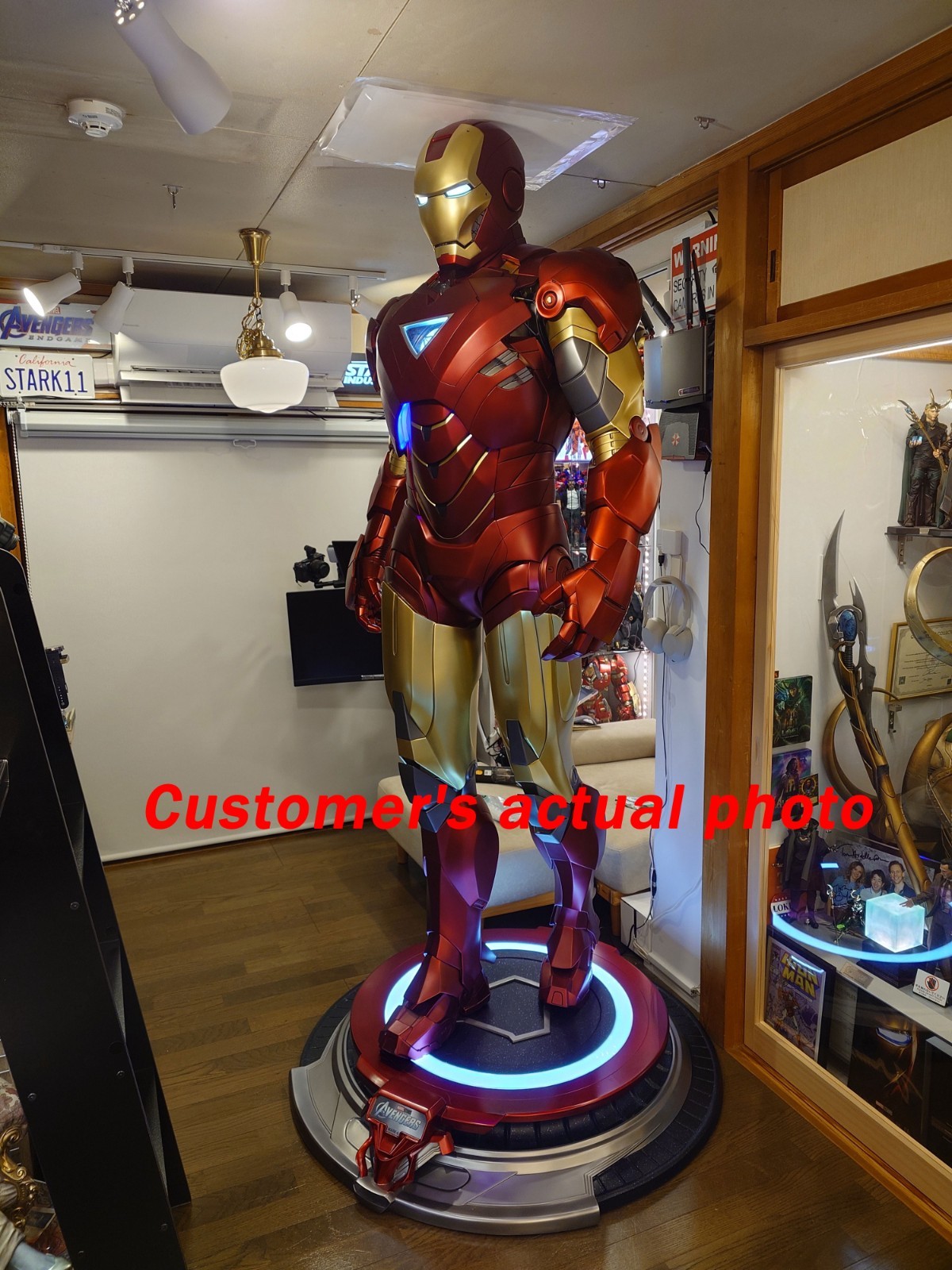 QUEEN STUDIOS Iron Man MK6 1/1 Statue Global Limited Edition Collectibl Figure QUEEN STUDIOS Iron Man MK6 1/1 Statue Global Limited Edition Collectibl Figure