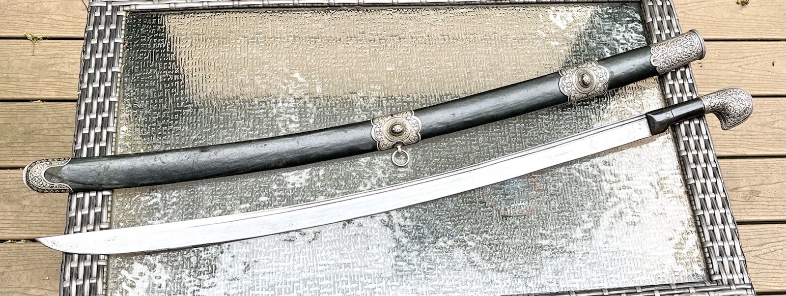 Vintage Antique 1909 Russian Niello Silver KKV Zlatoust Cossack Sword Shashka Vintage Antique 1909 Russian Niello Silver KKV Zlatoust Cossack Sword Shashka
