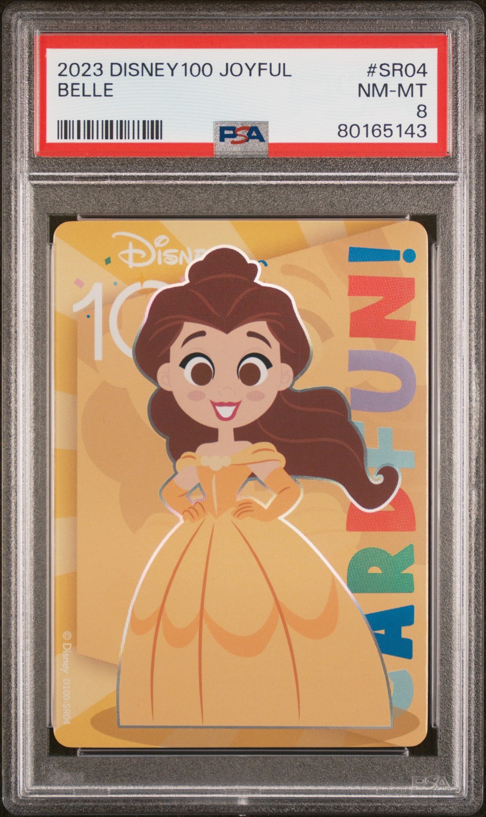 2023 CARD.FUN DISNEY100 JOYFUL #SR04 BELLE PSA 8 2023 CARD.FUN DISNEY100 JOYFUL #SR04 BELLE PSA 8