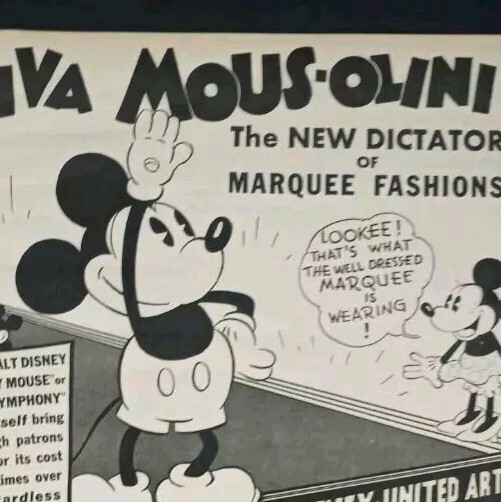 Mickey Mouse fascist salute in 1932 The Hollywood Reporter Walt Disney Mussolini