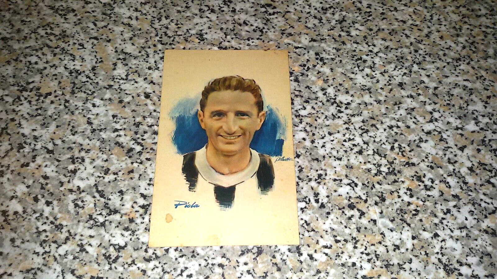POSTCARD SILVIO PIOLA 9x14cm WITH DEDICATION AND ORIGINAL AUTOGRAPH (ORIGINAL SIGNED) POSTCARD SILVIO PIOLA 9x14cm WITH DEDICATION AND ORIGINAL AUTOGRAPH (ORIGINAL SIGNED)