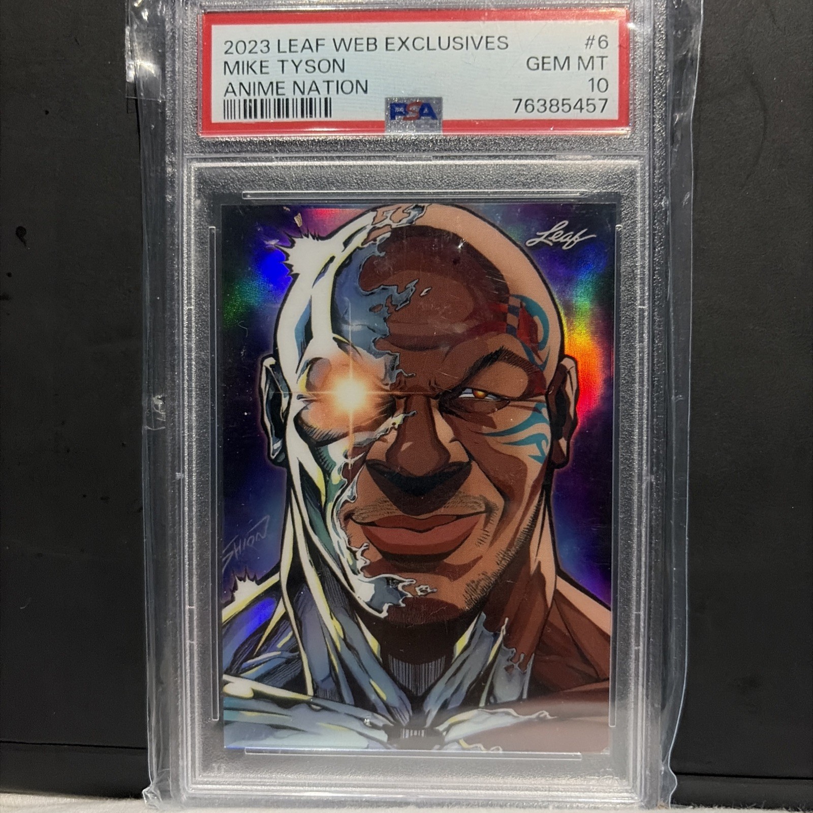 2023 Leaf Web Exclusives #ANB6: Mike Tyson Anime Nation 70/110 2023 Leaf Web Exclusives #ANB6: Mike Tyson Anime Nation 70/110